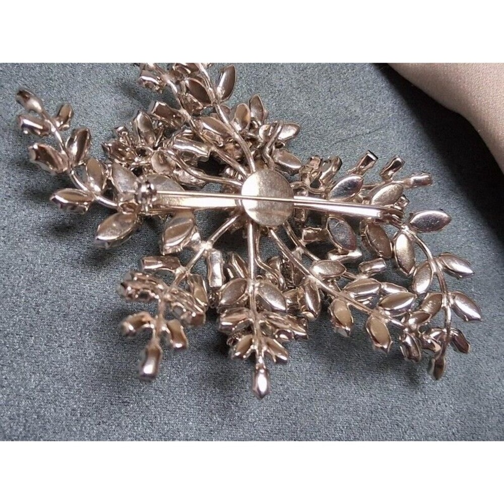 Schoffel Schreiner Rhinestone Brooch Vintage Austria Pin - Picture 10 of 10